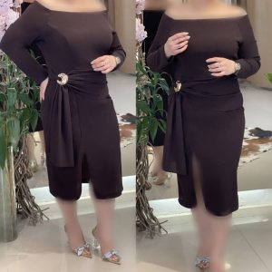 پیراهن قهوه ای
