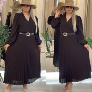 پیراهن قهوه ای پلیسه